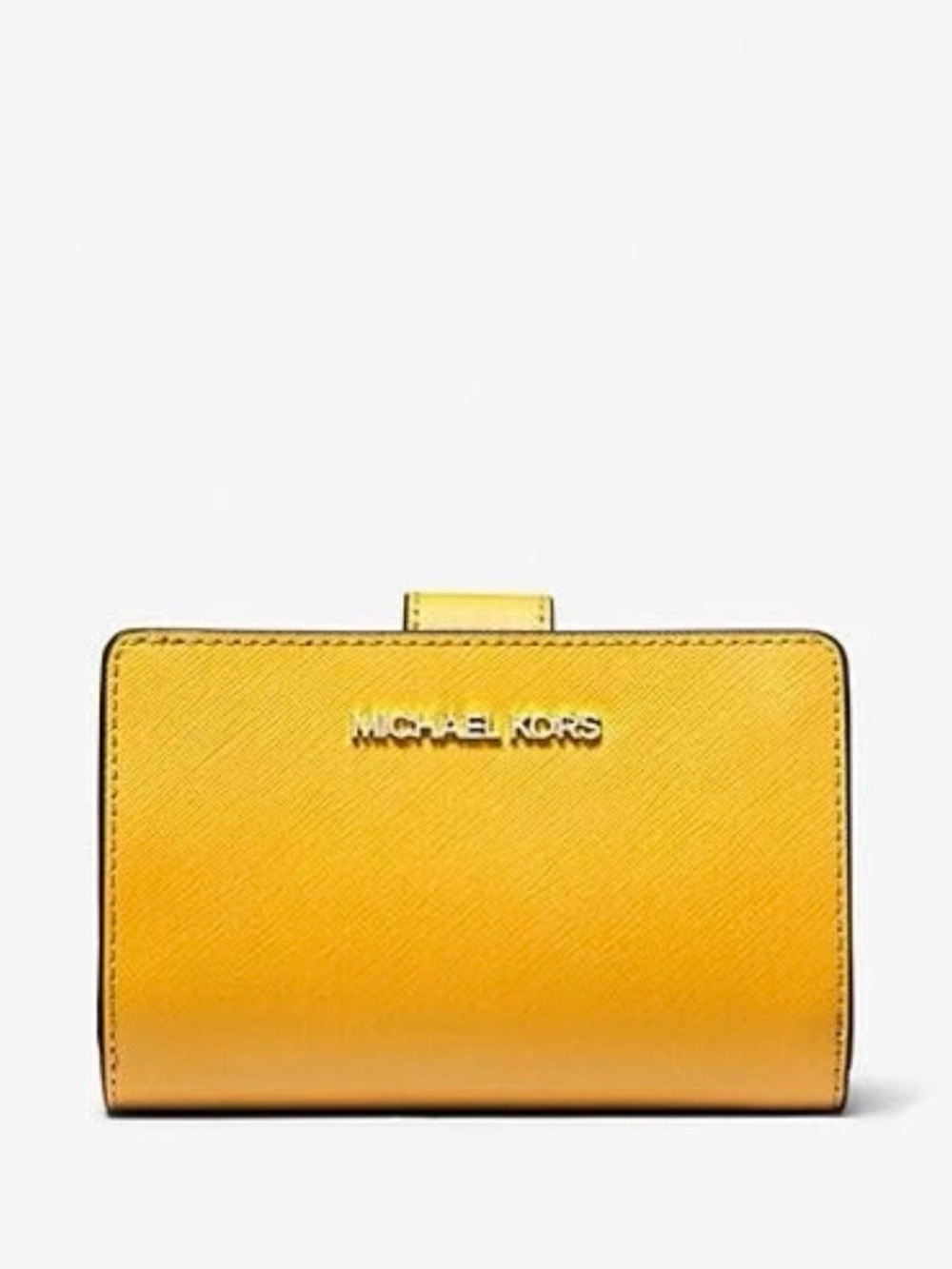 Michael Kors Bright Yellow Saffiano Leather Wallet